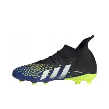 Adidas Predator Freak .3 FG Rubber Long Studs Wear resistant And Lightweight Soccer Shoes Unisex Black