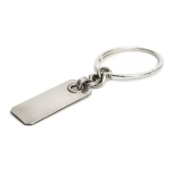 Werkstatt Munchen Sterling Silver Dog Tag Keyring