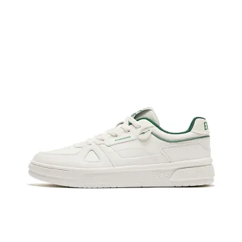 Erke New Beginning Cushioning, Wear Resistant Low Top Skateboard Shoes Men's White Green