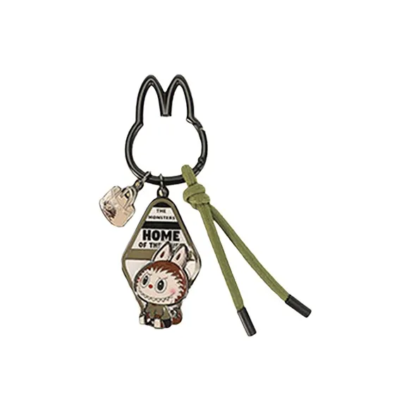 POP MART LABUBU Elf Home Collection Keychain Pendant Blind Box Products Single Blind Box/whole Box 9 Pcs-3