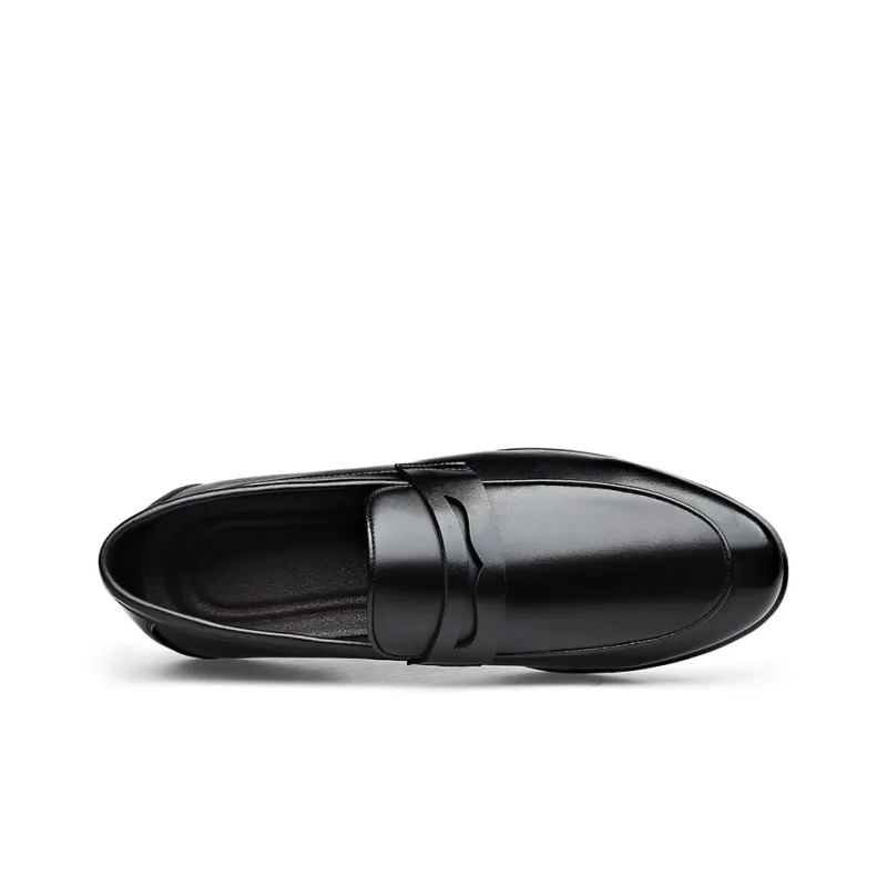 Romon Loafers Men Low Top Black-4