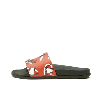 Champion IPO SQUISH Slide Slippers Women's Green Red