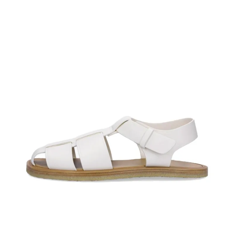 THE ROW Caged Design Leather Sandals-0