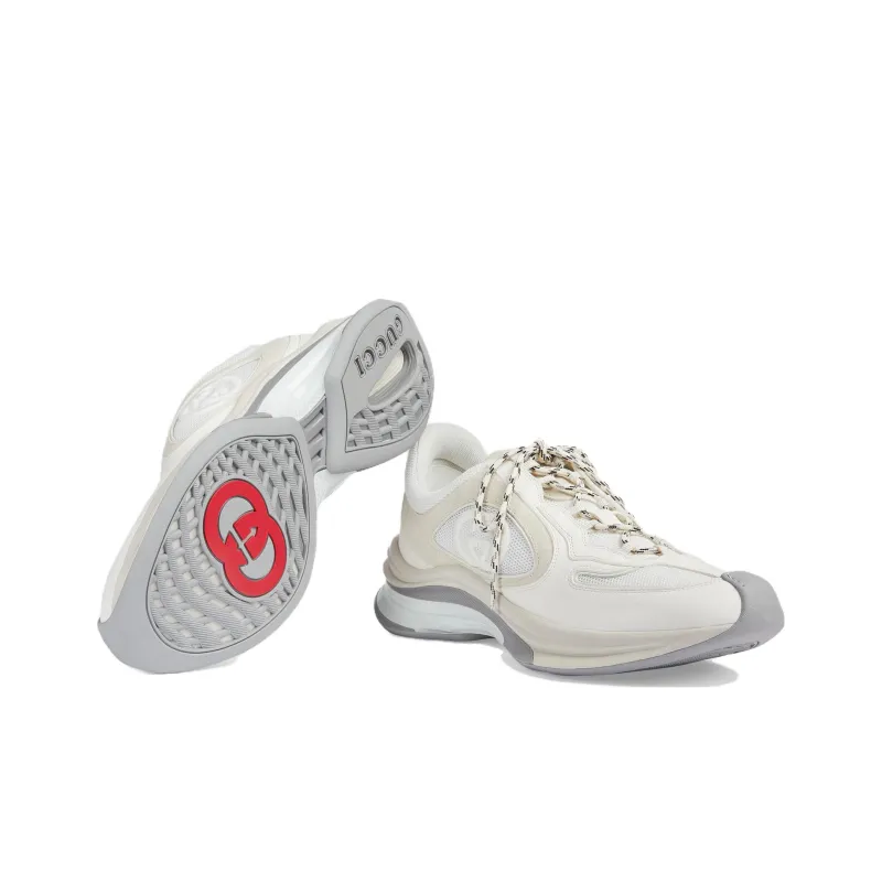 GUCCI Run Sneaker 'White Suede'-5