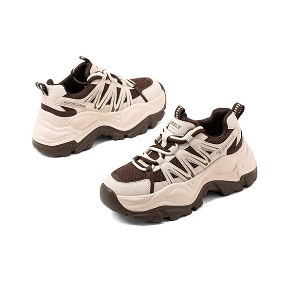 COMELY Breathable Low Top Chunky Sneakers Women's 7cm-3
