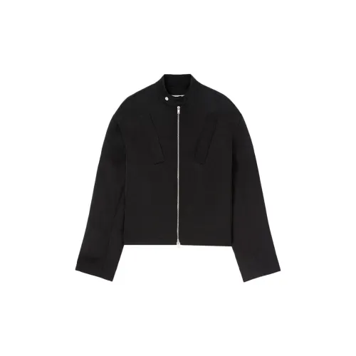 JIL SANDER Zip-up Biker Jacket