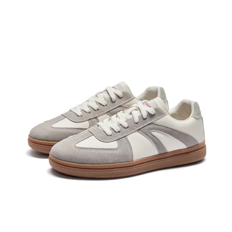 BUFFALO BOUND Slip Resistant Low Top Training Shoes Unisex White Gray-1