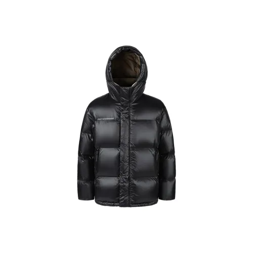 KIKC Down Jackets Unisex Pitch Black