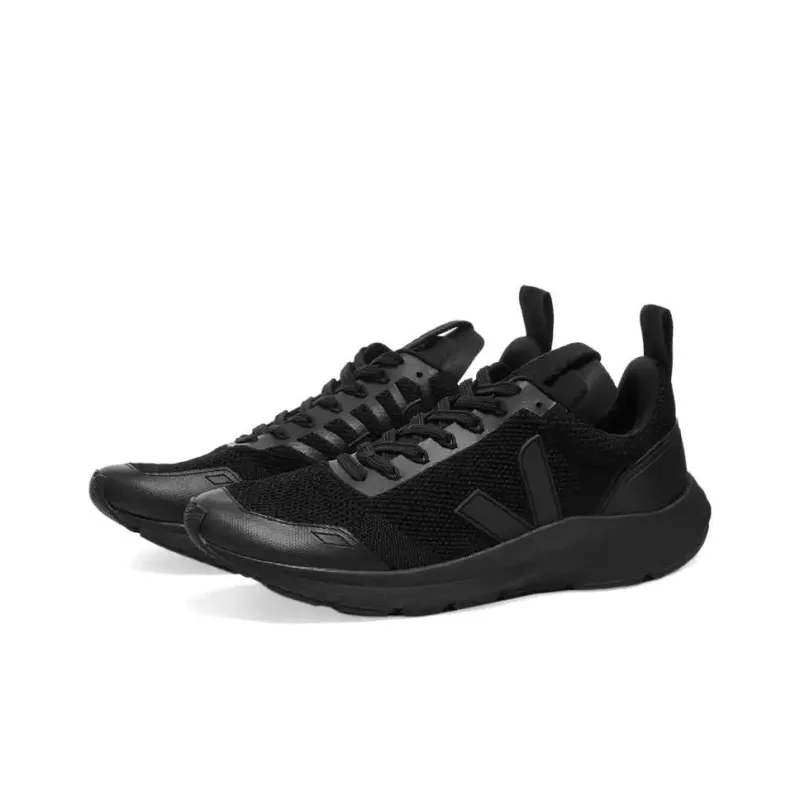 VEJA Performace Runner V Knit X Rick Owens 'Black'-4