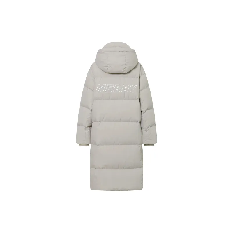 Nerdy Down Jackets Unisex Light Gray-1