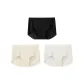 [100% cotton Gusset]Black Skin White