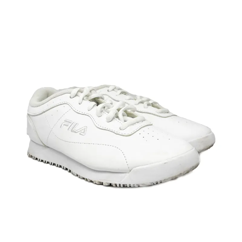 FILA Cushioning Lightweight Low-Top Running Shoes Women's White-2