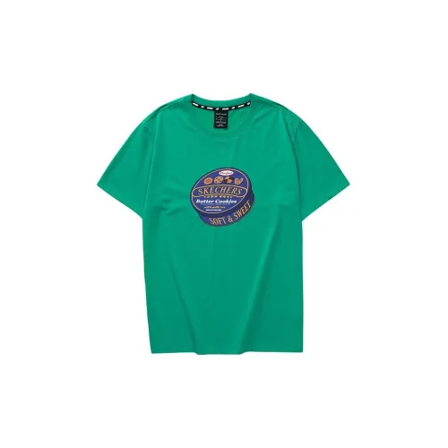 Skechers Colorful T-Shirts Unisex Leaf Green