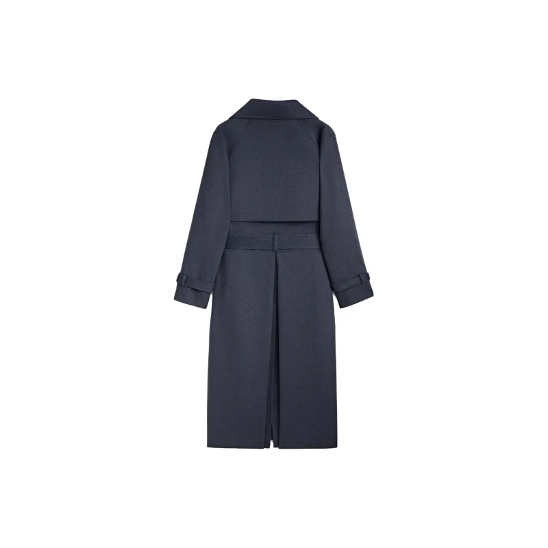 Massimo Dutti Coats Women's Blue-1