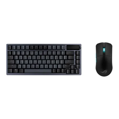 ROG 블루 스위치, 화이트 스위치, 브라운 스위치, 레드 스위치 75키 ROG Naga, 노와이어 기계식 키보드 + 드래곤 스케일 ACE 노와이어 게이밍 마우스 키보드 & 마우스 세트