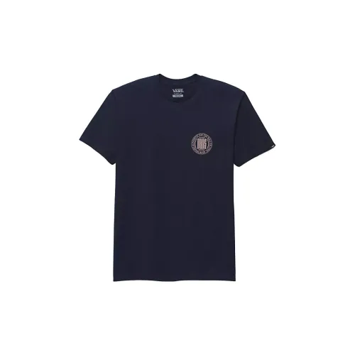 Vans Circle Racer T-Shirts Men Marine Blue