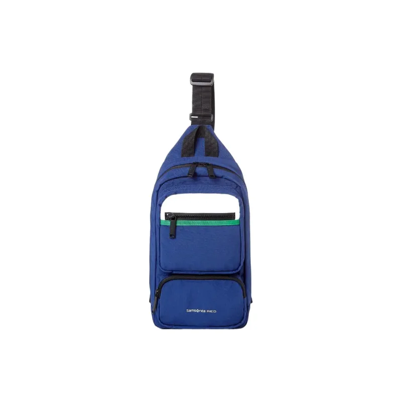 SAMSONITE MARSTON Nylon Fanny Pack Sling Bag Shoulder Bag Crossbody Bag Men's Blue-0
