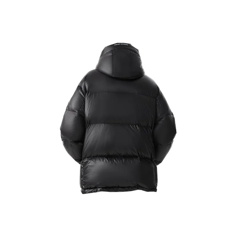 KIKC Down Jackets Unisex Pitch Black-1