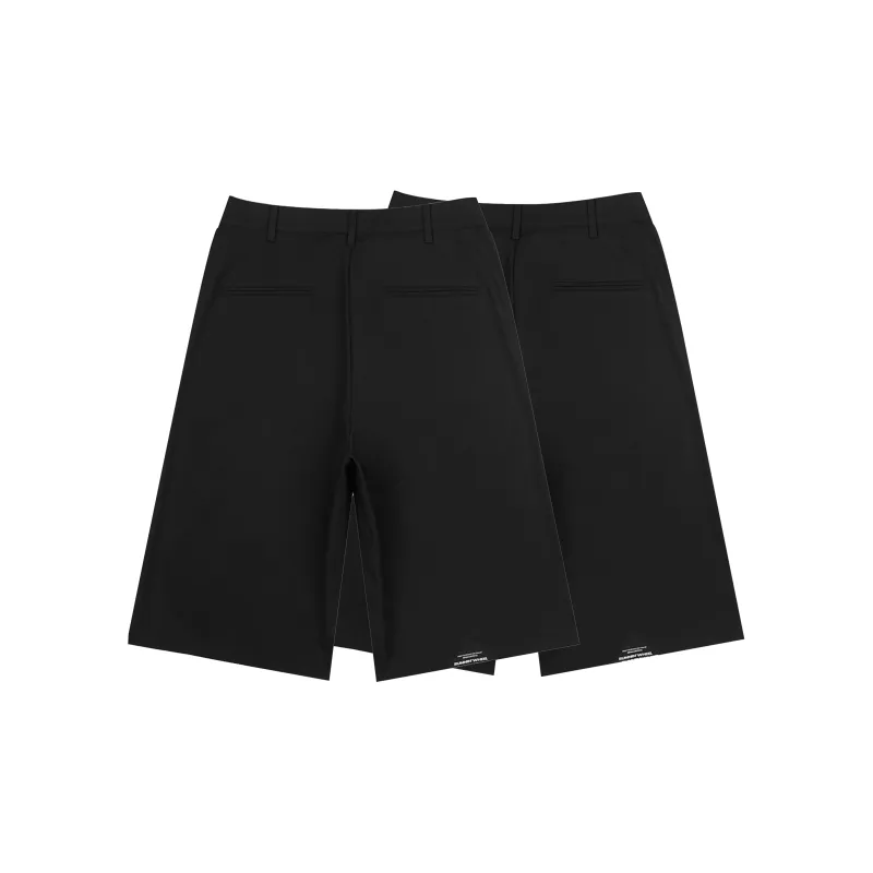 RUNNINWHEEL Casual Shorts Unisex Black-1
