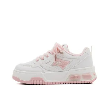Warrior Warrior Wear Resistant Slip Resistant Low Top Skateboard Shoes Women's Beige Pink