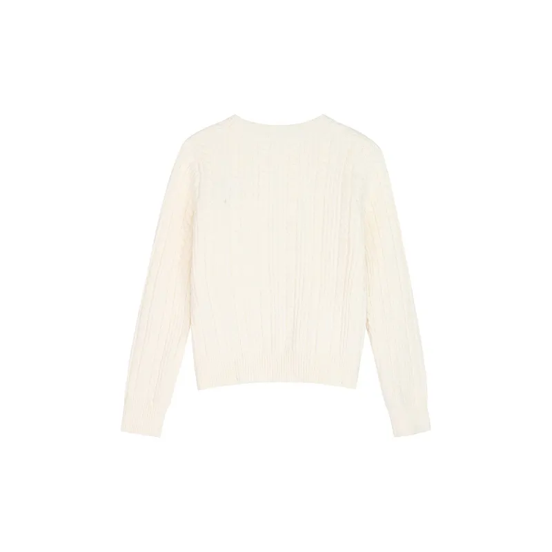 SANJATI Sweaters Women's Beige Apricot-1