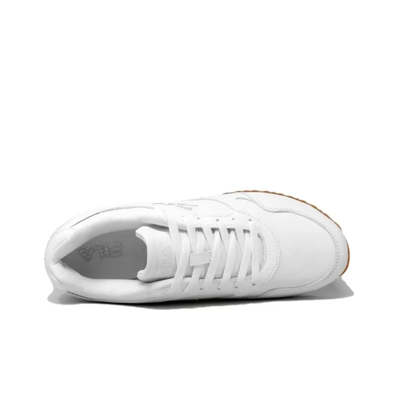 FILA Classico 18 Cushioning Lightweight Low Top Running Shoes Men's White-2