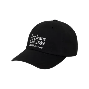 Lee Cotton Baseball Caps Unisex Black