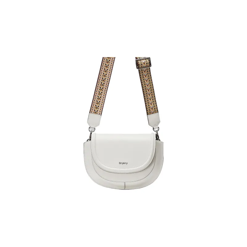 ORYANY Cow Leather Handbag Shoulder Bag Crossbody Bag Regular Women's White-5