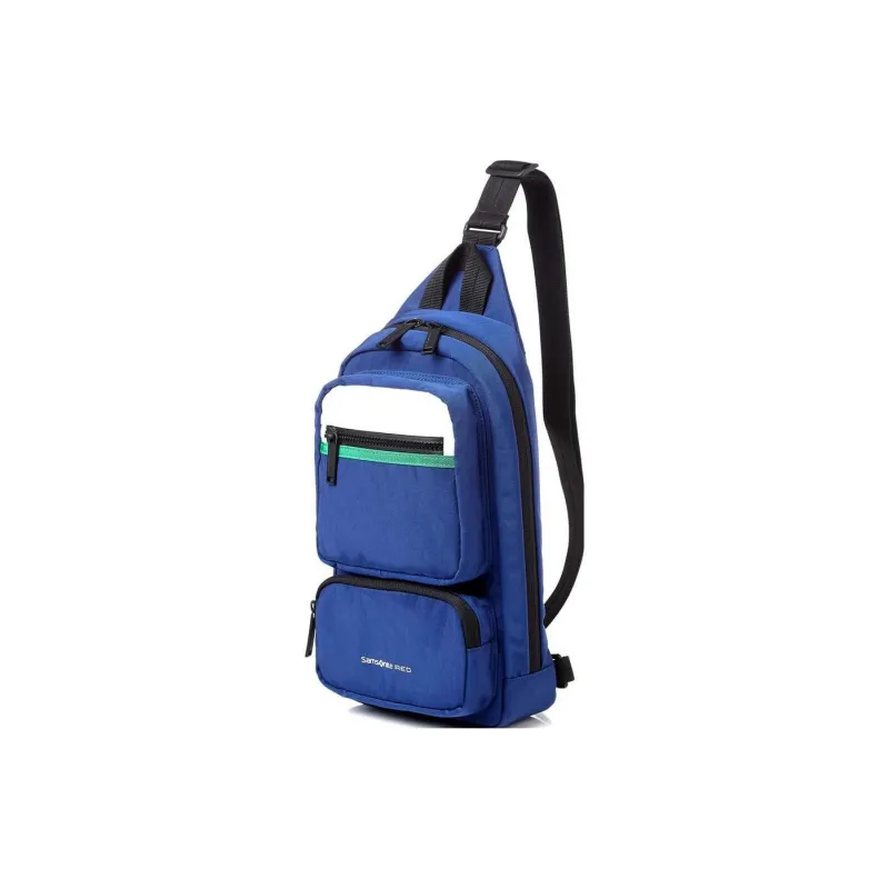 SAMSONITE MARSTON Nylon Fanny Pack Sling Bag Shoulder Bag Crossbody Bag Men's Blue-1