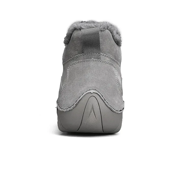 Jeep Warm And Wear Resistant Short Snow Boots Men's Gray-3