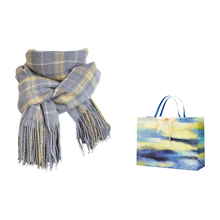 MUYKUY Knit Scarves Unisex-15