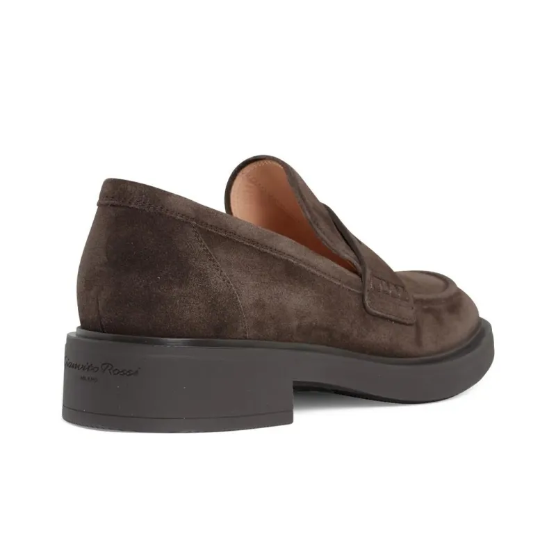 GIANVITO ROSSI Harris Round-toe Loafers-5