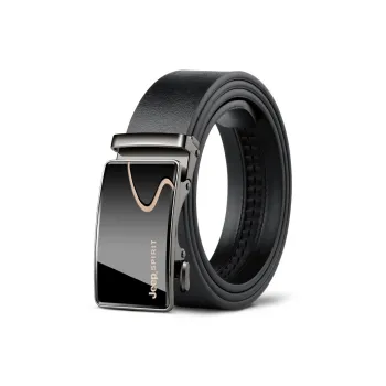 JEEP SPIRIT Korean Style Casual Middle Aged Youth Business Leather Belts Men's Width 3.4cm
