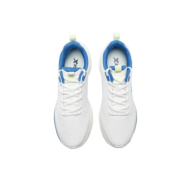 XTEP Shock-absorbing And Waterproof Low-Top Running Shoes Men's White-3
