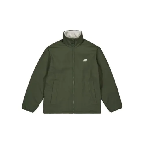 New Balance Puffer Jackets Men Green