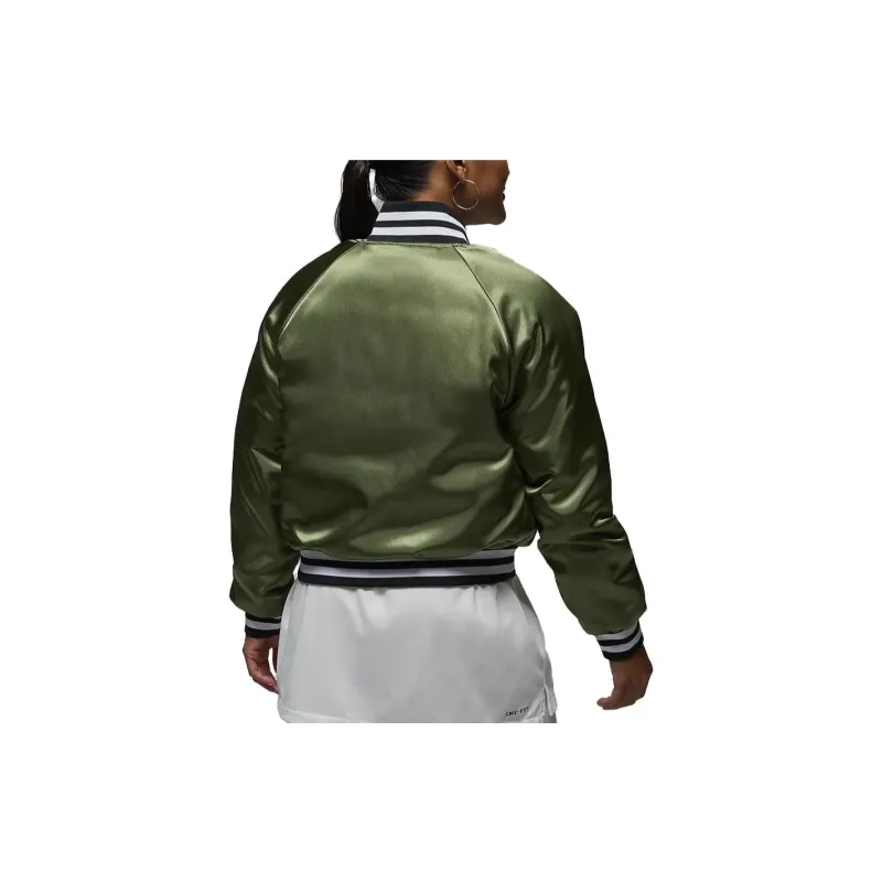 Jordan Jackets Women's Light Olive Yellow-1