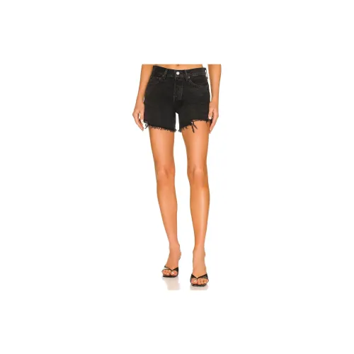 AGOLDE Denim Shorts Women's Black