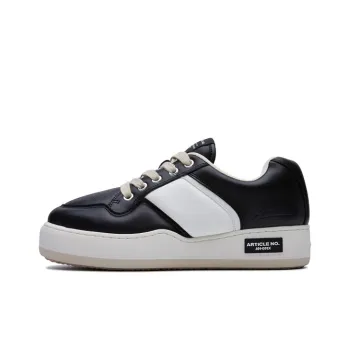 ARTICLE NO. 051X Low Top Skateboard Shoes Unisex Black And White Oreo