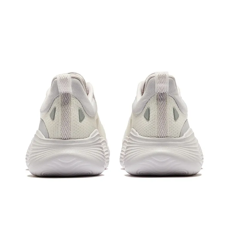 Erke Boom Bomb 2.0 Cushioning Wear Resistant Low Top Casual Running Shoes Women's White Purple-3