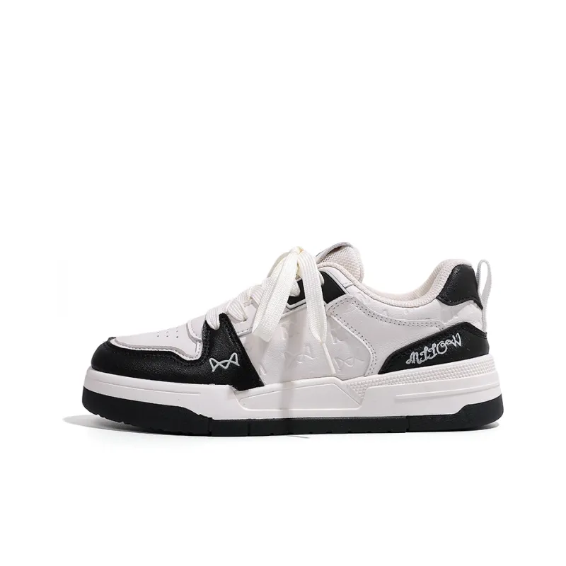 MIIOW Trend Party Series Coverage Wear Resistant Lightweight Low Top Skateboard Shoes Unisex-1
