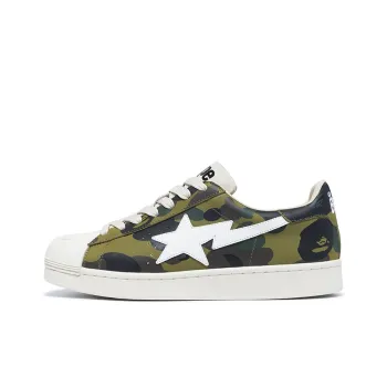 BAPE A BATHING APE Skull Sta 1st Camo Green