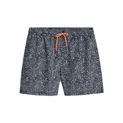 Massimo Dutti Swimming Shorts Men Navy Blue