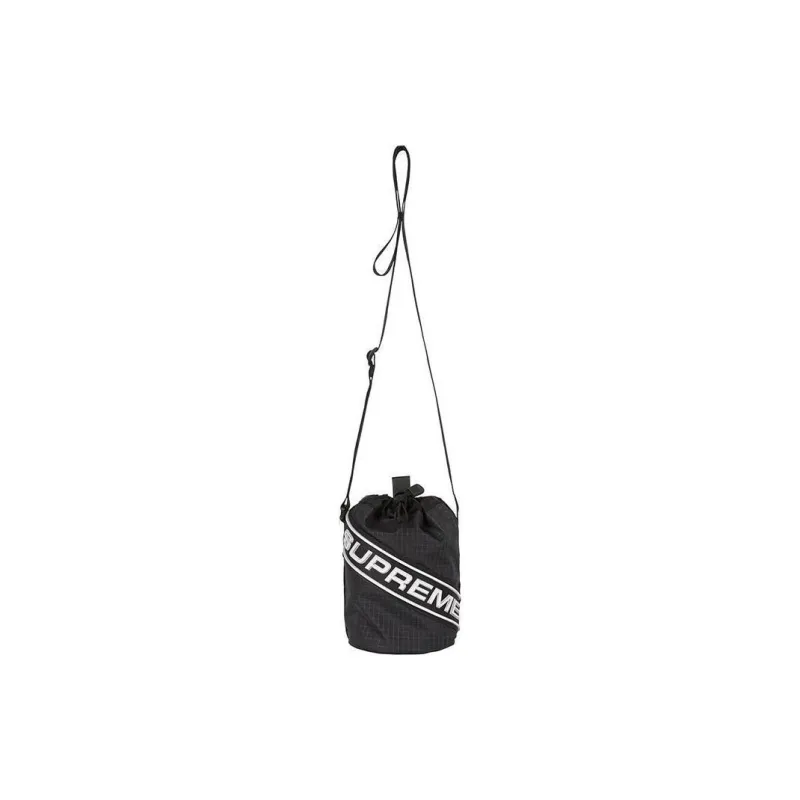 Supreme Nylon Storage Bag, Toiletry Bag, Crossbody Bag Regular Unisex Black-3