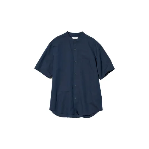 UNIQLO Shirts Unisex Dark Blue