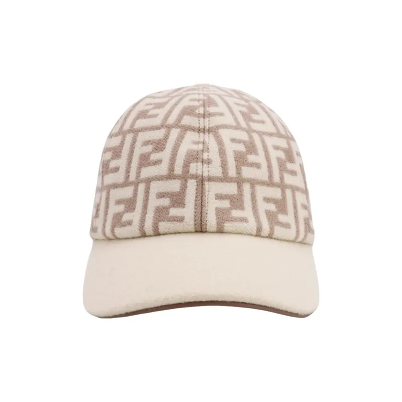 FENDI FF jacquard Wool Cap-1
