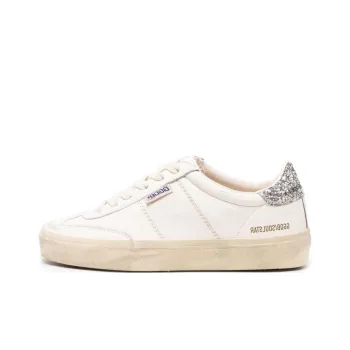 Golden Goose Soul Star Distressed Glittered Sneakers