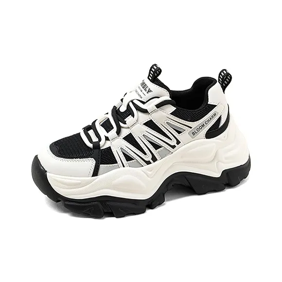 COMELY Breathable Low Top Chunky Sneakers Women's 7cm-4