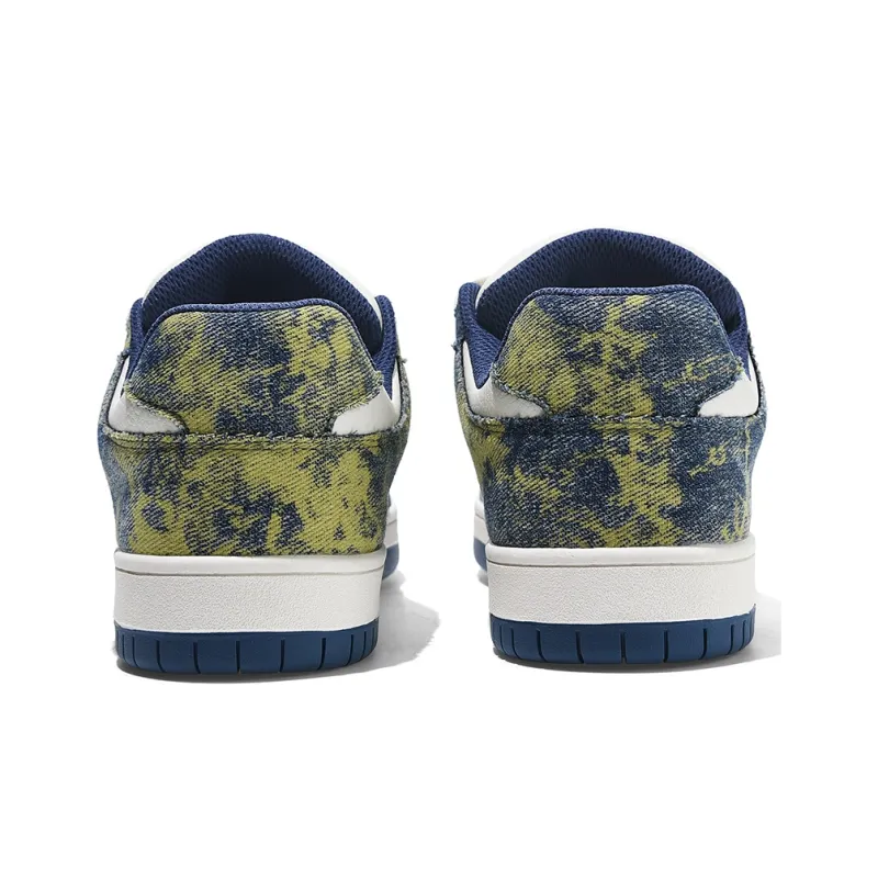 TCELLARS Cushioning Height Increasing Abrasion Resistant Lightweight Mat Low Top Skateboard Shoes Unisex Amber Blue-3