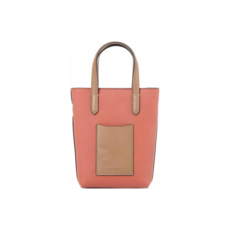SAMSONITE Polyurethane Bucket Bag Handbag Shoulder Bag Crossbody Bag Mini Women's Dried Rose-3