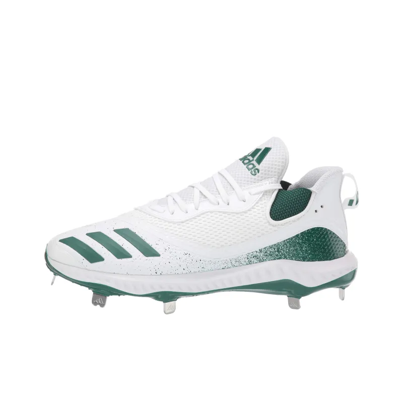 Adidas Adizero AG Rubber Short Studs Durable Breathable Soccer Shoes Unisex White-0